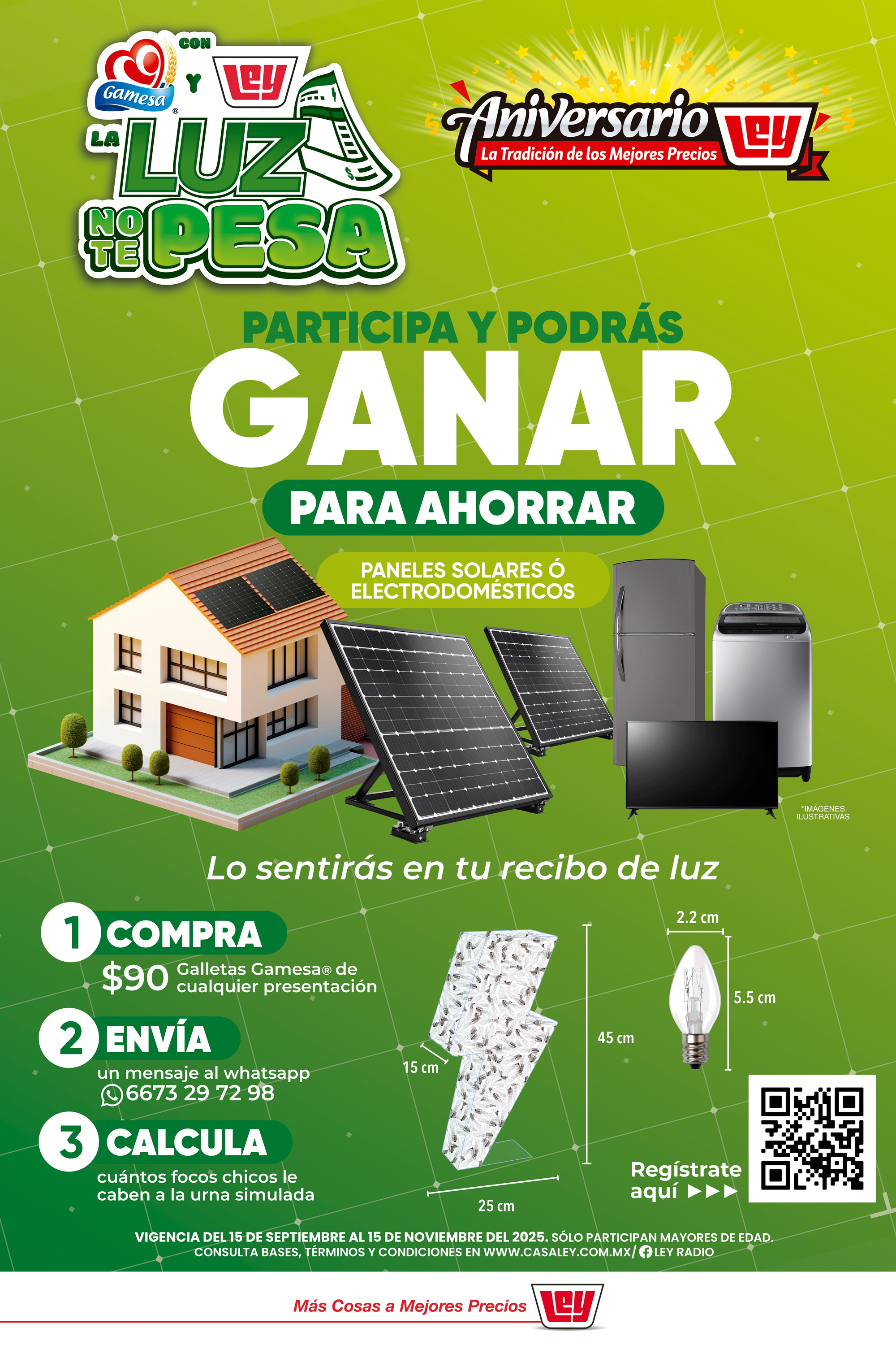 CON GAMESA LA LUZ NO TE PESA
